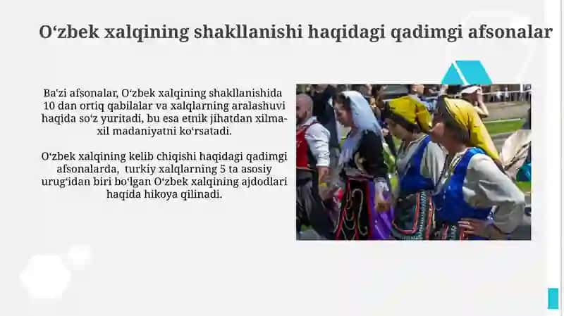 O'zbek xalqining genezisi haqidagi qarashlar va g'oyalar 3