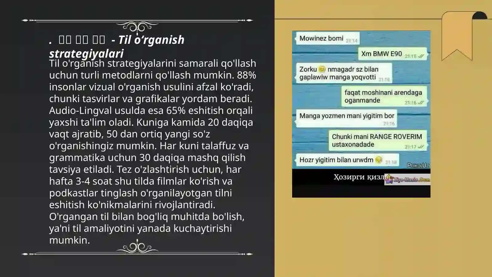 Til o'rganish strategiyalari 3