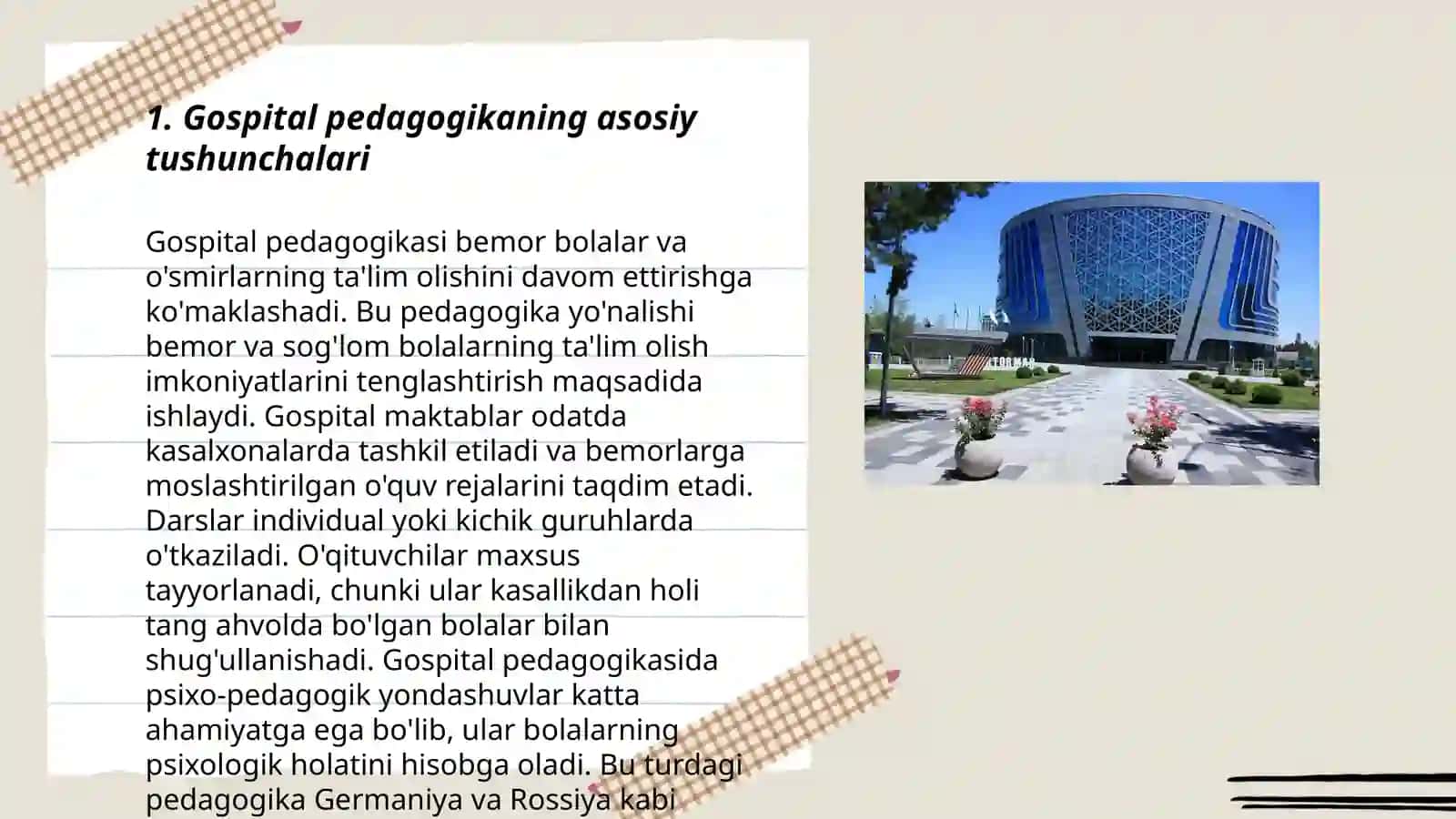 Xorijda gospital pedagogikaning rivojlanish tarixi 3