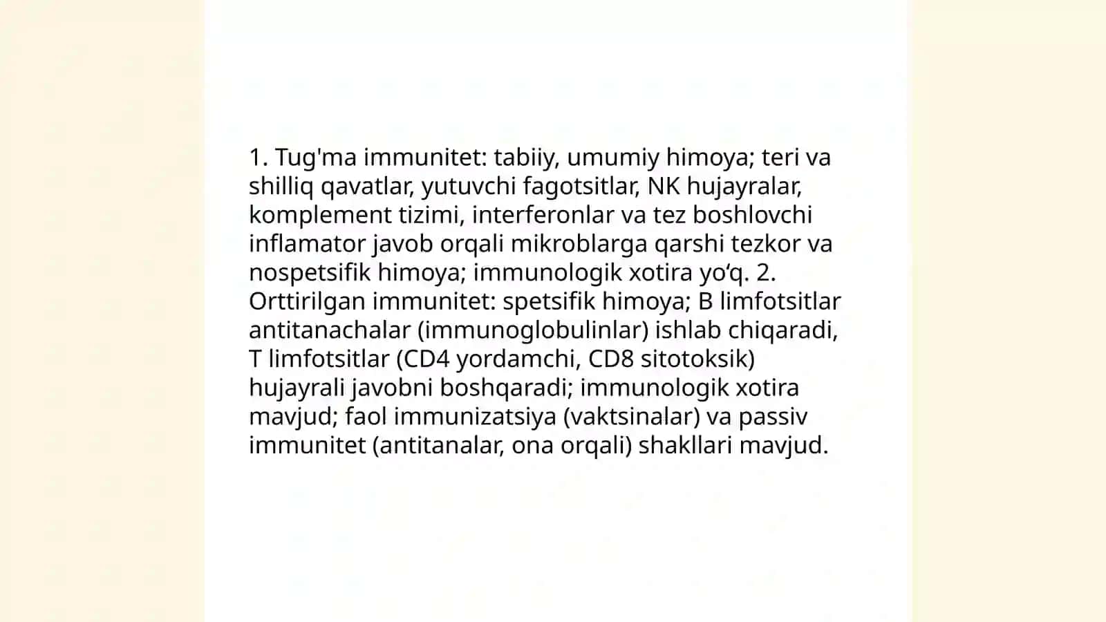 Immunitetning asosiy turlari 3