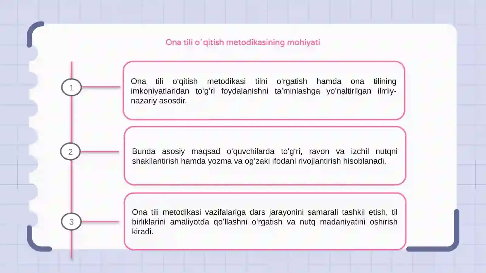 Ona tili oʻqitish metodikasi 3