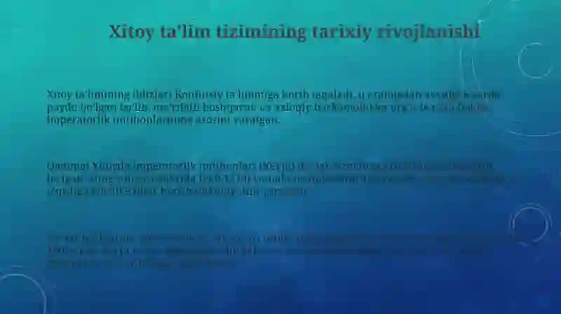 Xitoy taʼlim tizimi va undagi muammolar 3