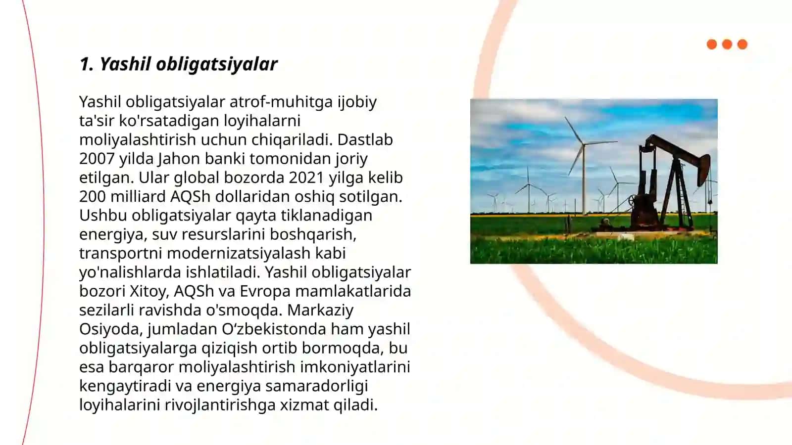 Yashil iqtisodiyotni moliyalashtirish 3