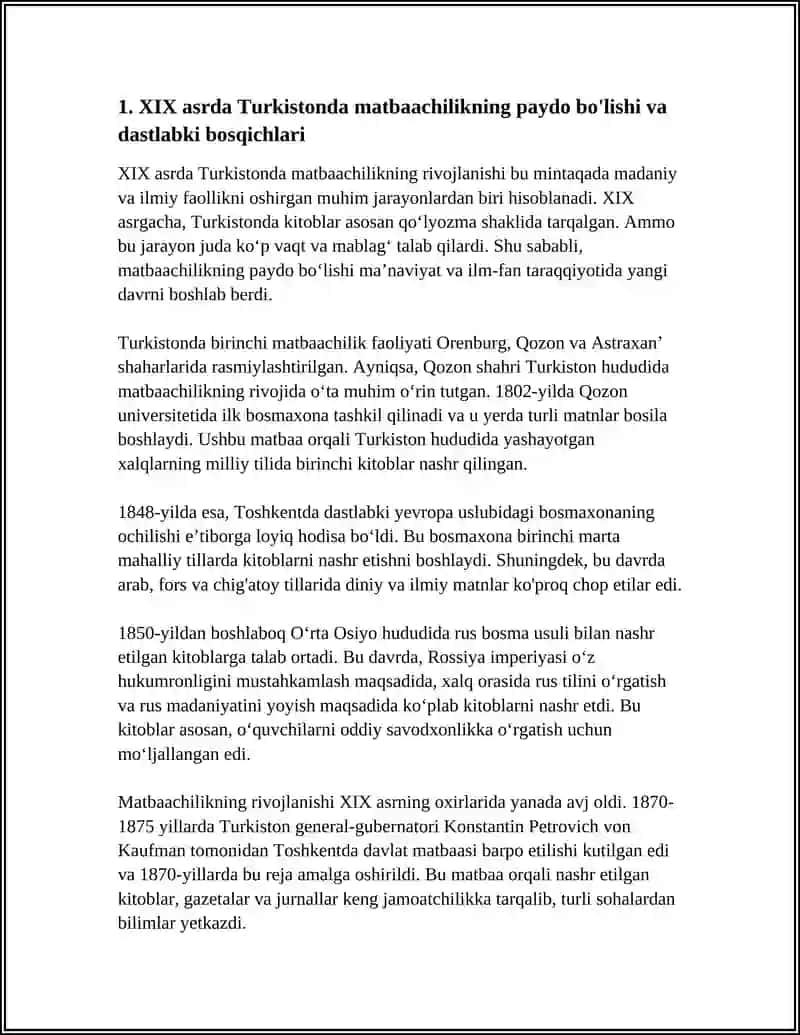 XIX ASRDA TURKISTONDA MATBAACHILIK TARIXI 3
