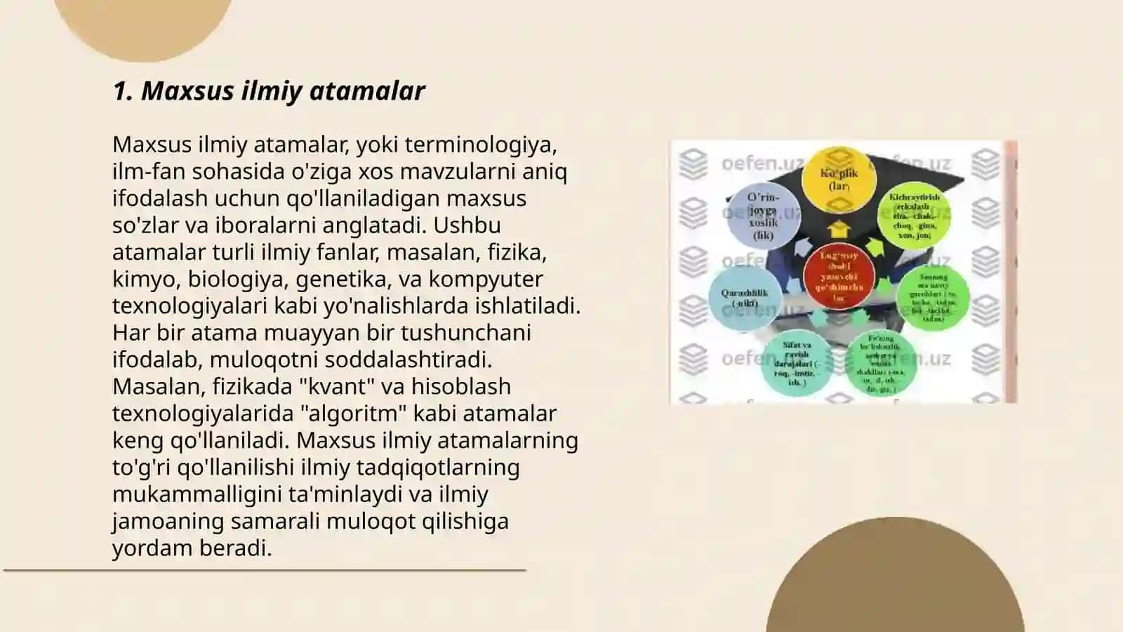Maxsus ilmiy atamalar 3