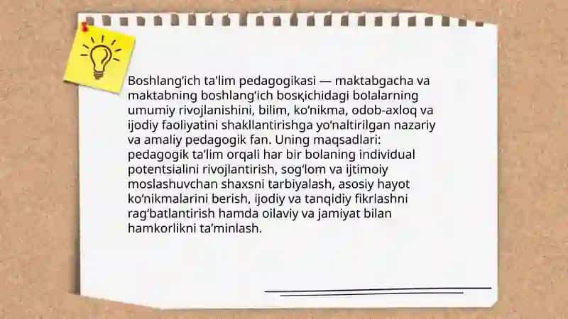 Boshlangich talim pedagogikasining umumiy asoslari 3