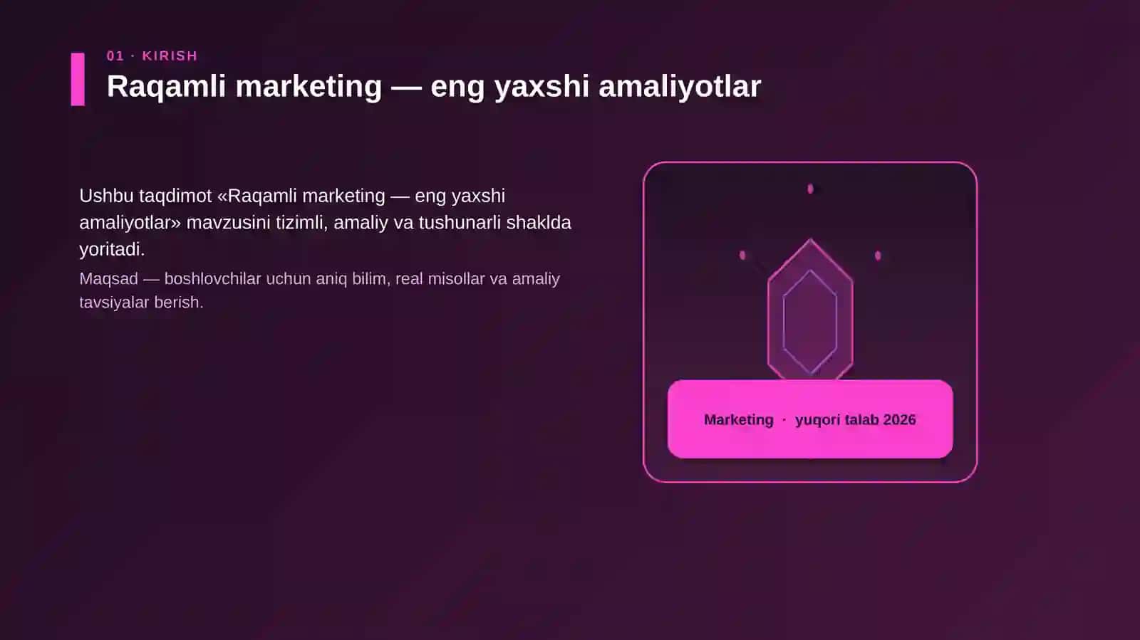 Raqamli marketing — eng yaxshi amaliyotlar 3
