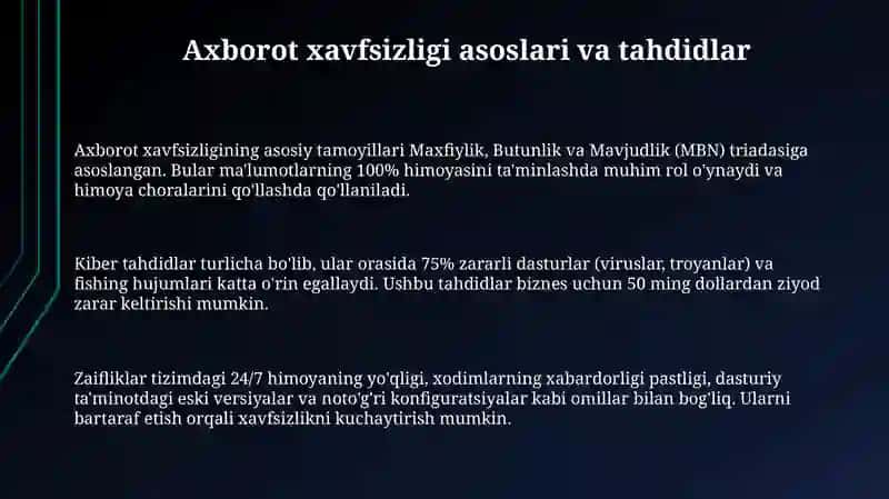 Axborotxafsizligi 3