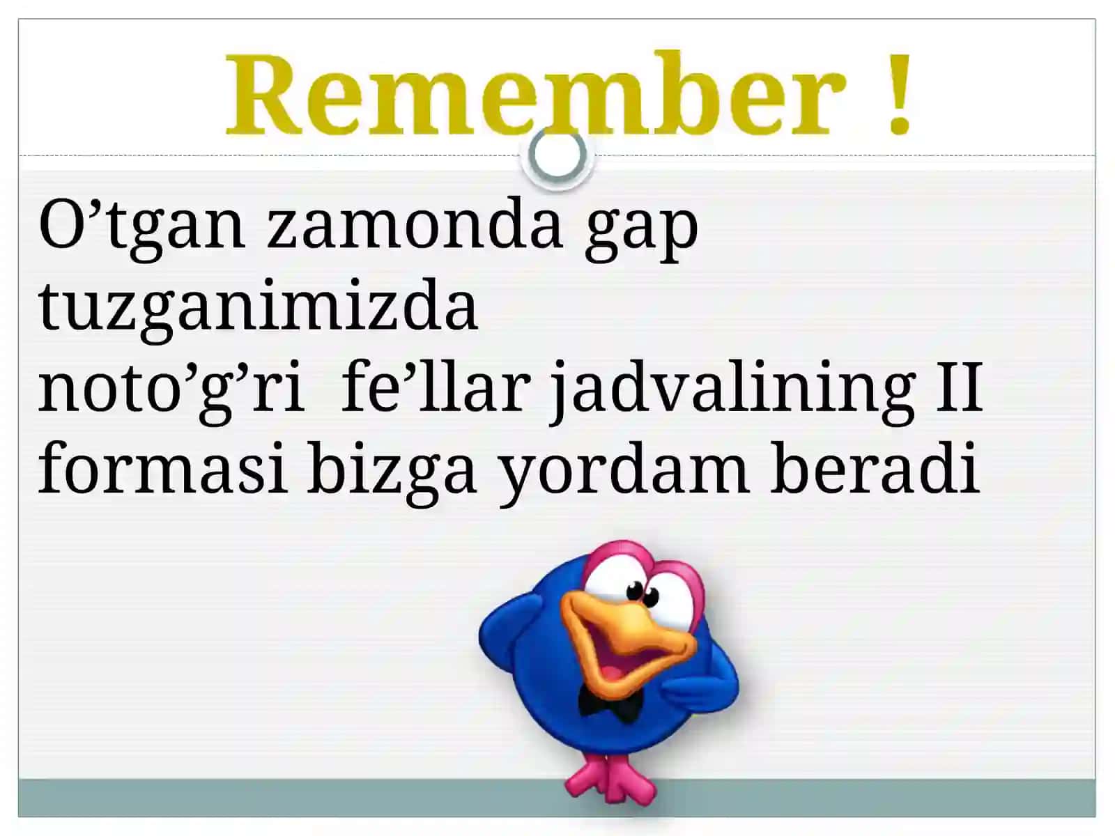 Past Simple Tense 3