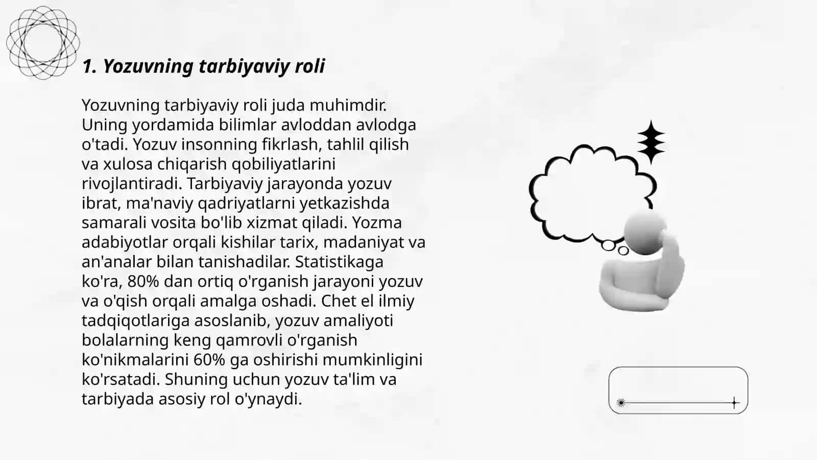Yozuvning jamiyatda tutgan o'rni 3