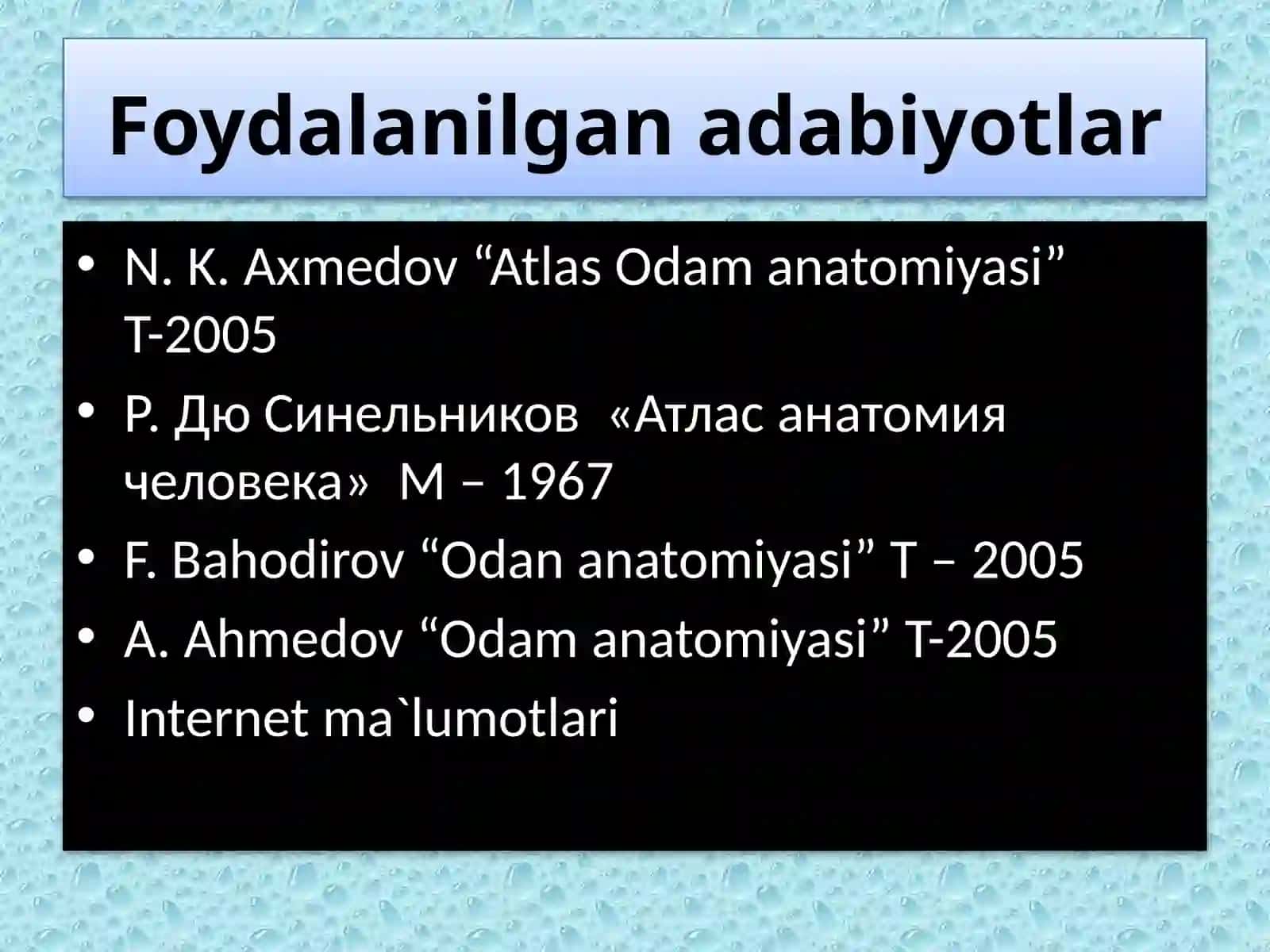 Sindesmologiya–suyaklar birlashuvi haqida bilim! 3