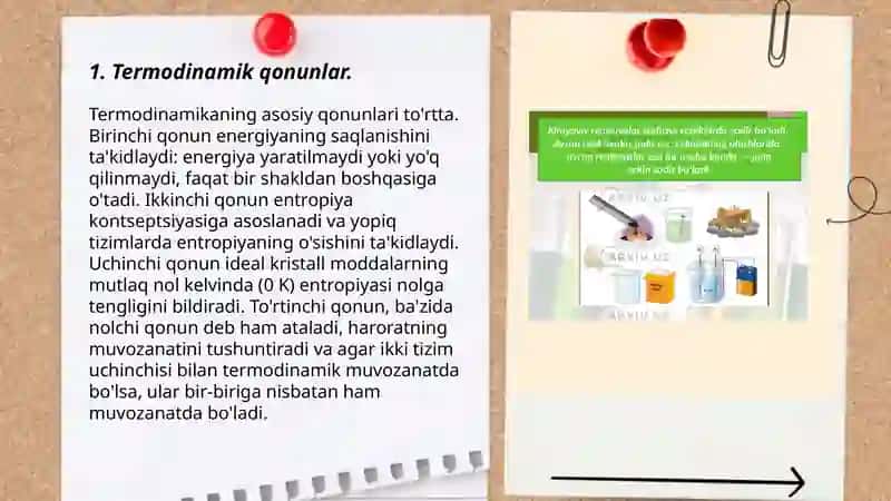 Kimyoviy termodinamika. Termokimyo. Kalorimetrlar 3