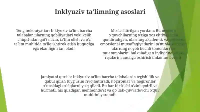 Inklyuziv Ta'limning Maqsadi Va Vazifalari 3