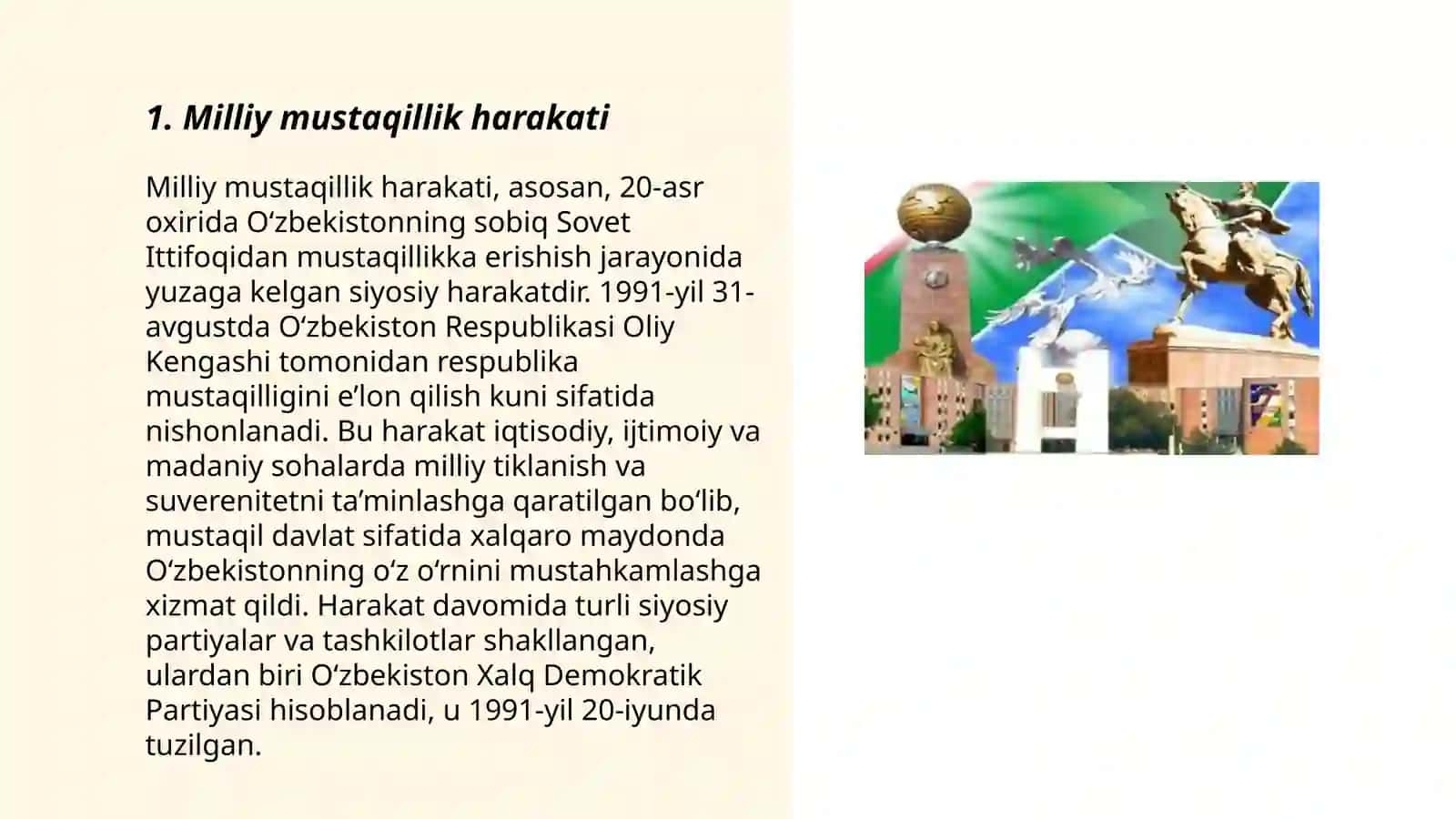 O'zbekistonda mustaqillik g'oyalarining tarixiy asoslari 3