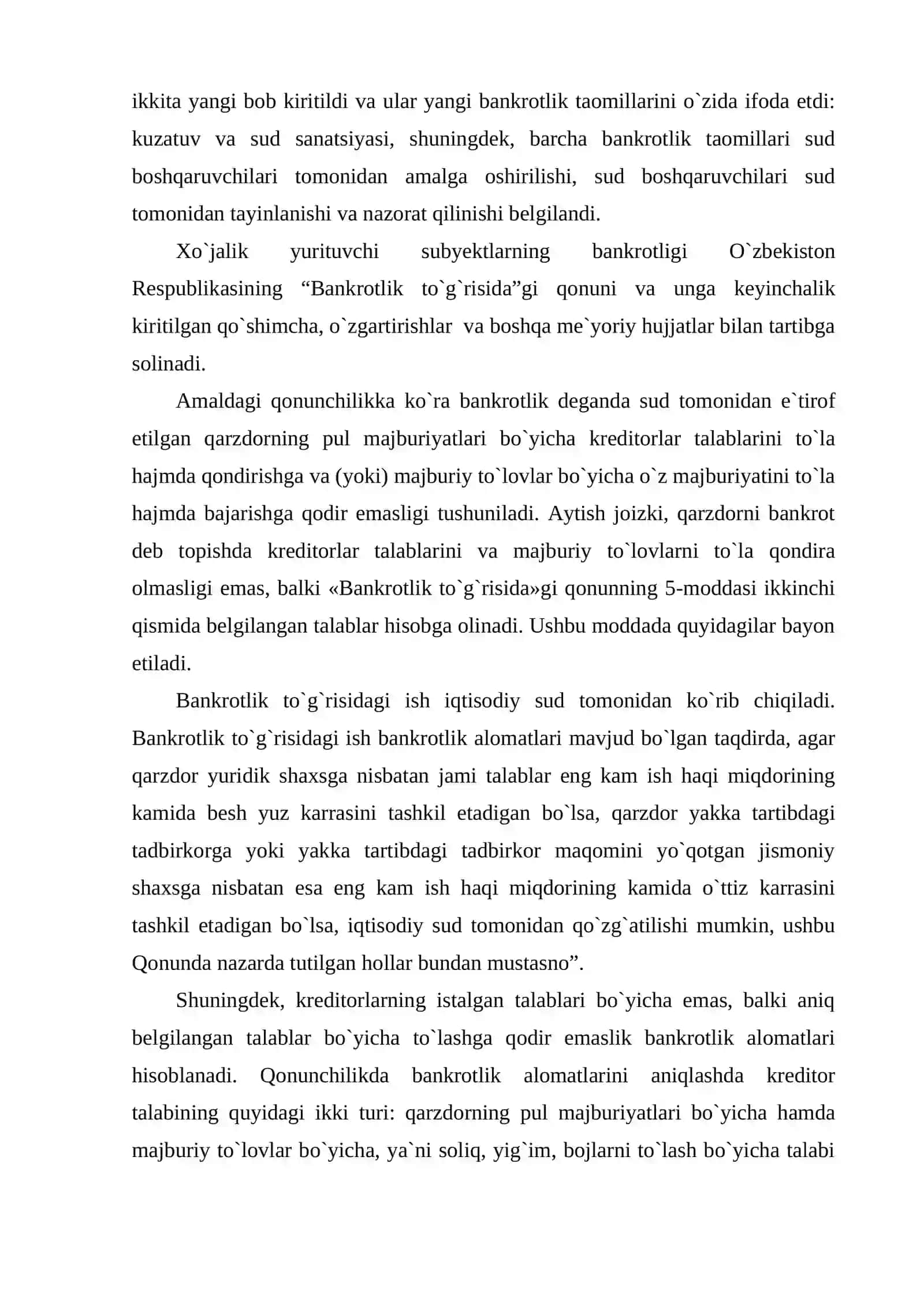 Bankrotlik aniqlash turli modellari 3