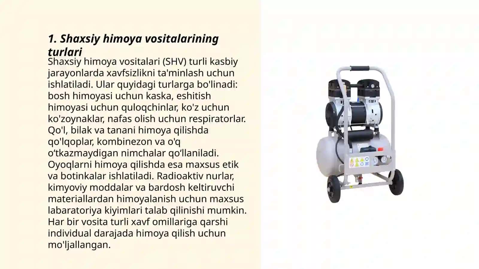 Shaxsiy himoya vositalari 3