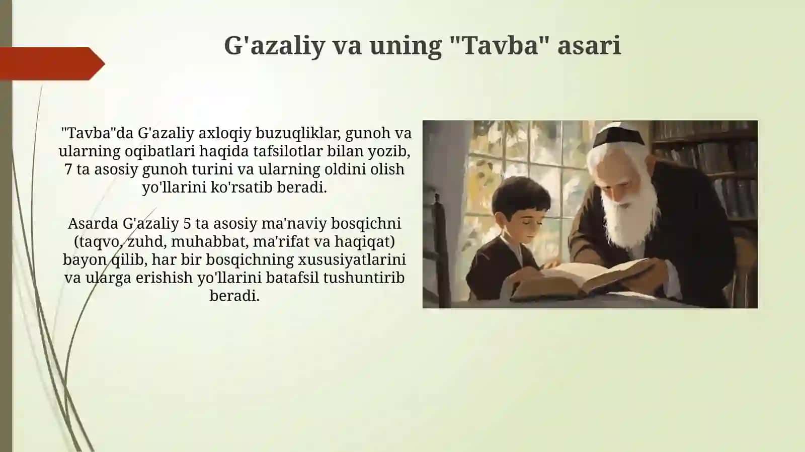 Dinshunoslik fanidan mustaqil ish 3