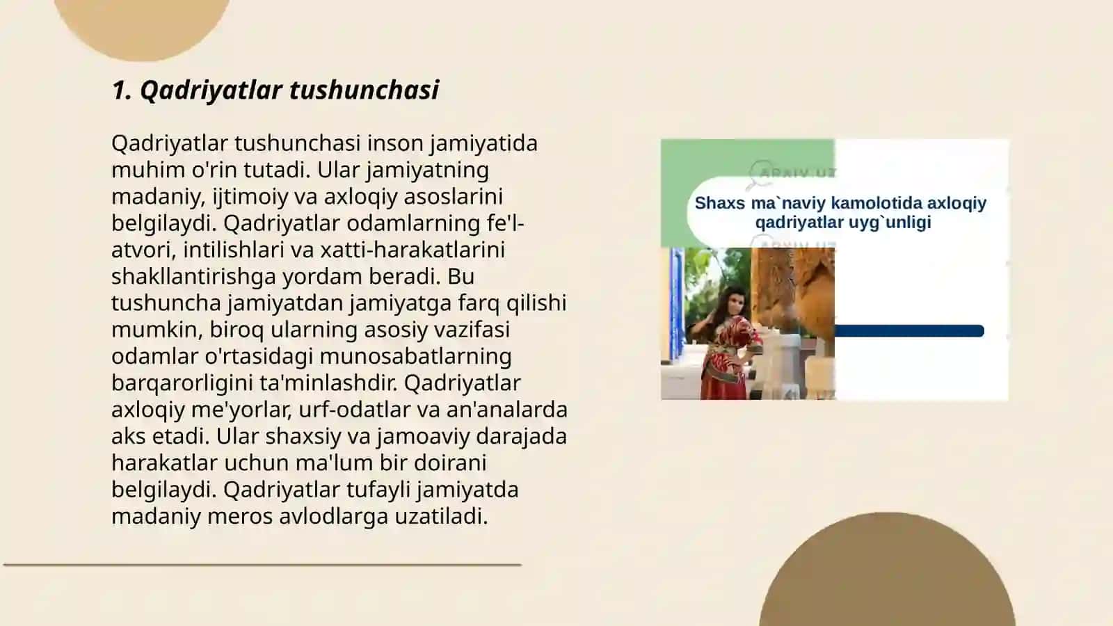 Qadriyatlar falsafasi 3