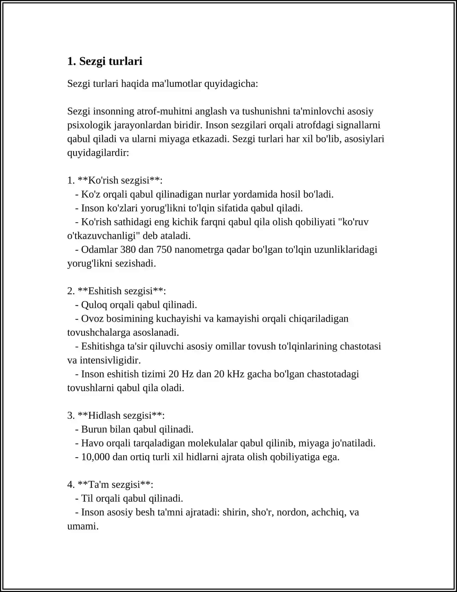 SEZGI TURLARI VA UNING QONUNYATLARI 3