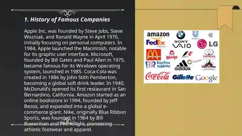 History of Famous Companies 3