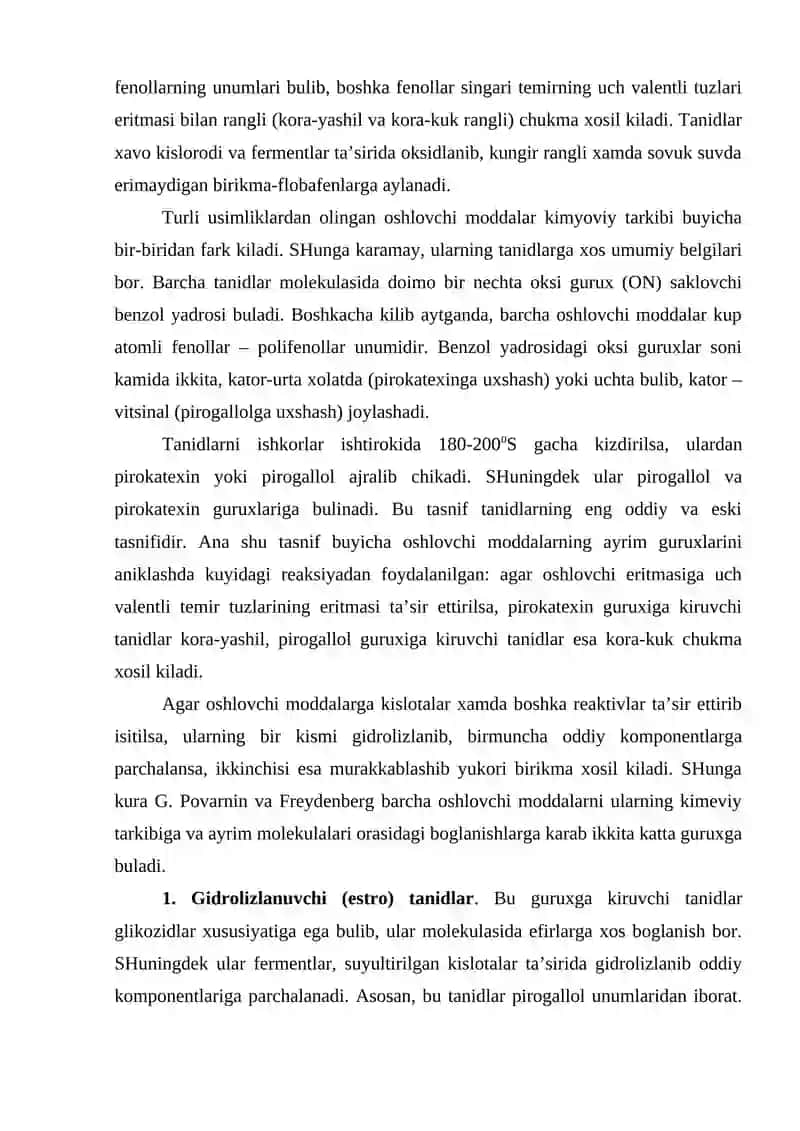 Oshlovchi moddalar kimesi va texnologiyasi 3