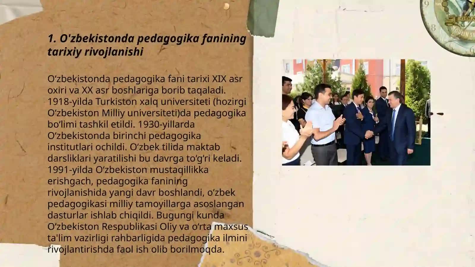 O'zbekistonda pedagogika fanining rivojlanishi 3