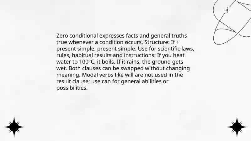 Grammar conditions Presentation 3