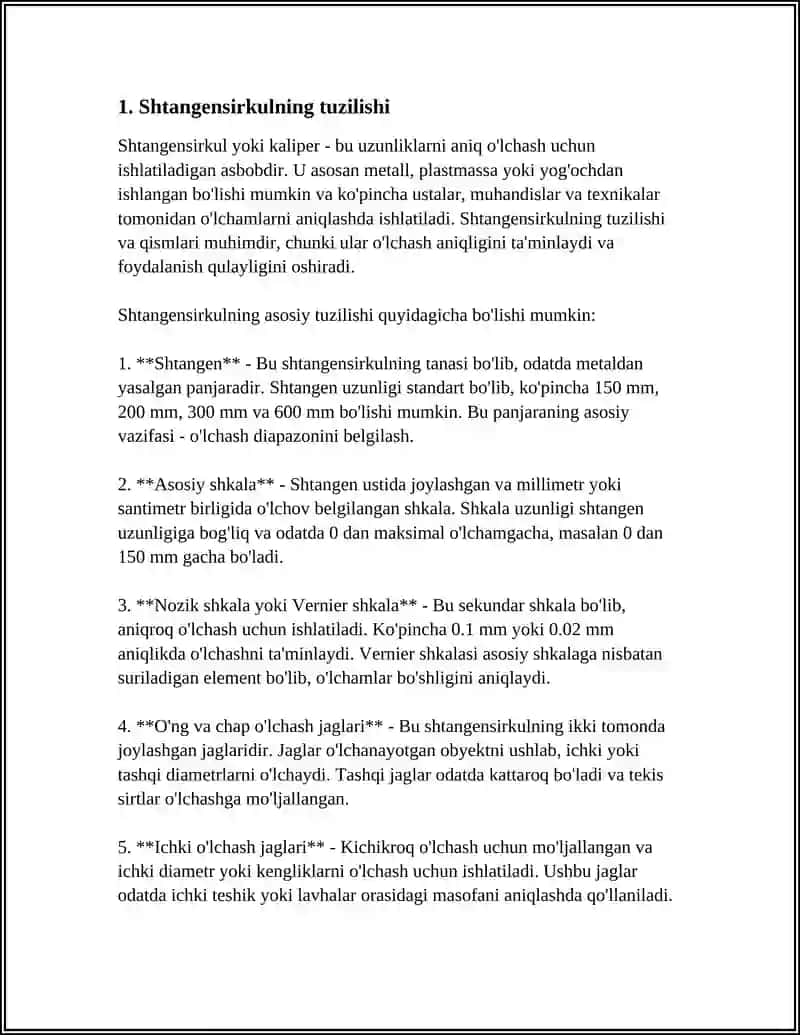 Shtangensirkul 3