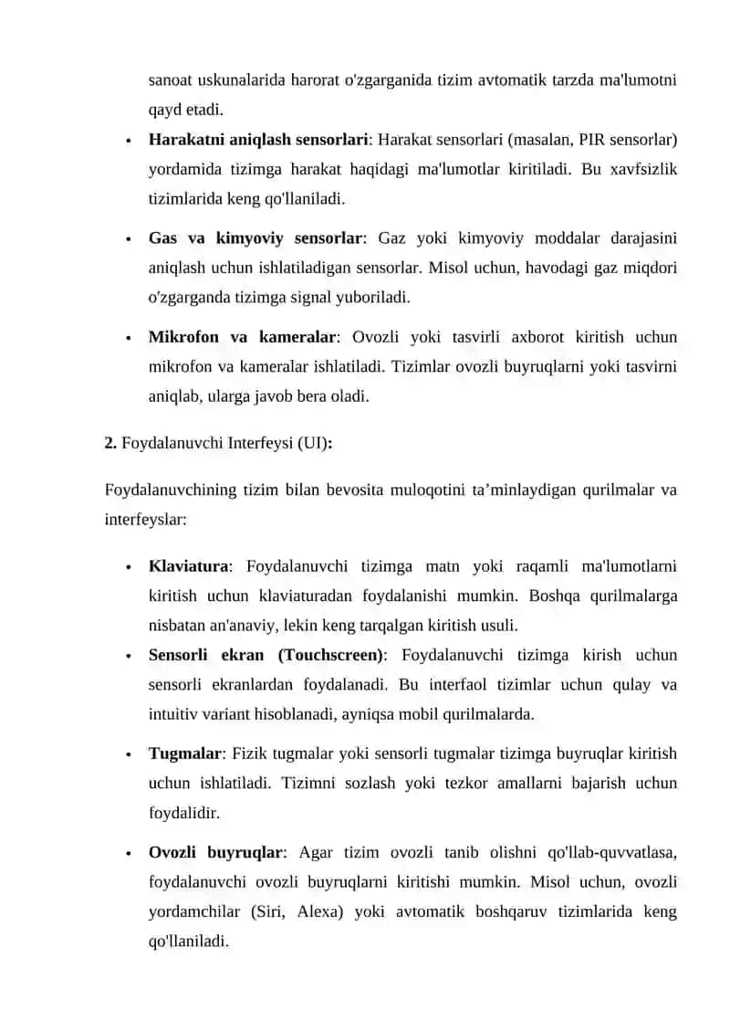 O’rnatilgan tizimlarda axborotni kiritish-chiqarish 3