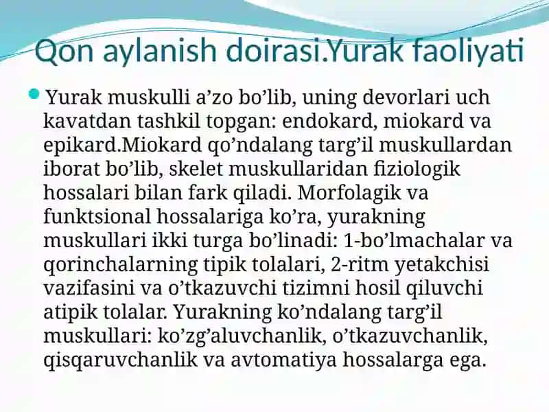YURAK FIZIOLOGIYASI 3