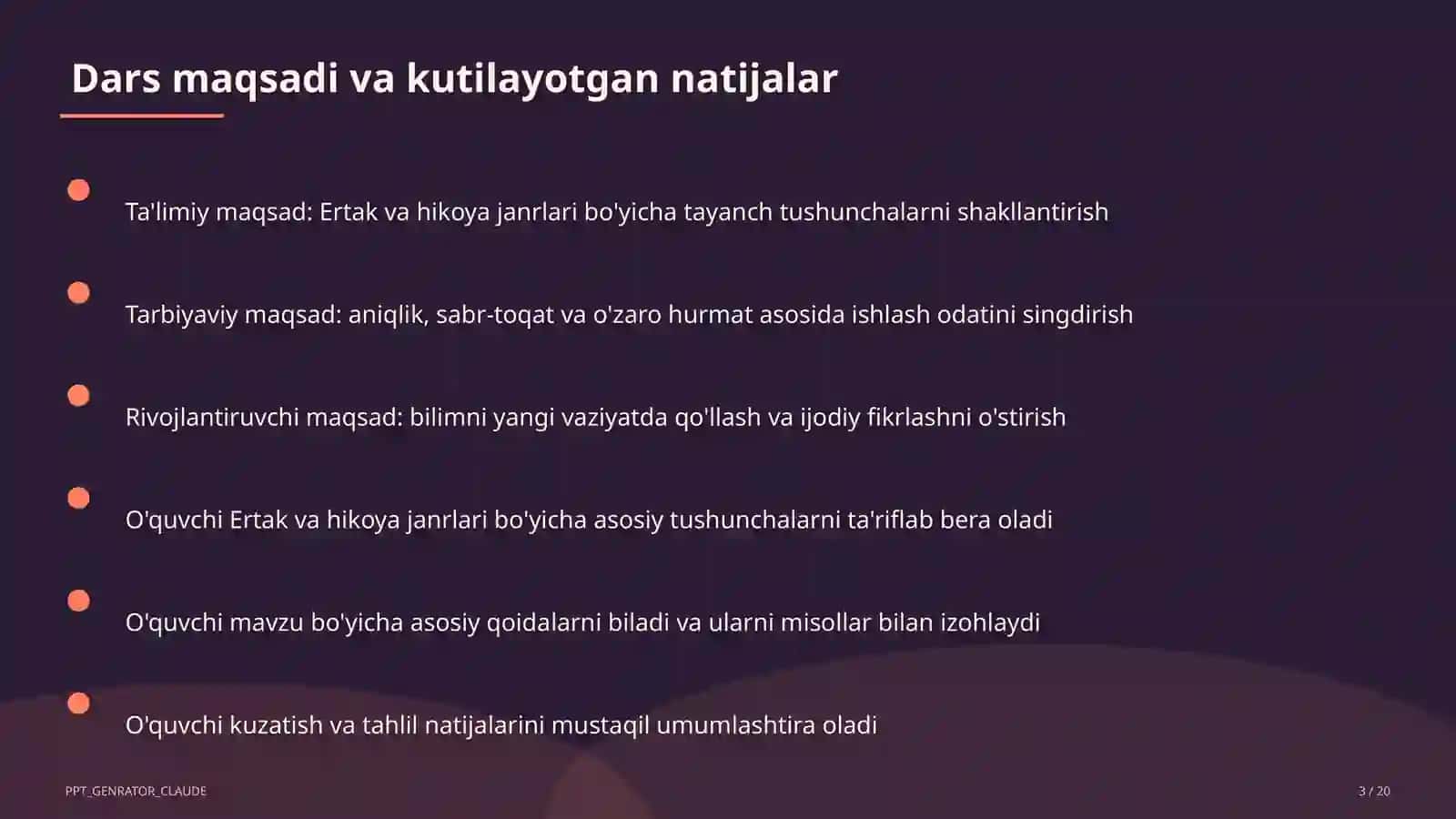 Ertak va hikoya janrlari (4-sinf) 3
