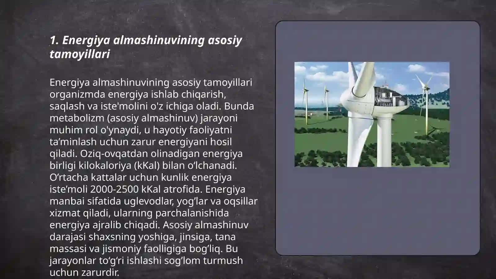 Energiya almashinuvining buzilishi 3
