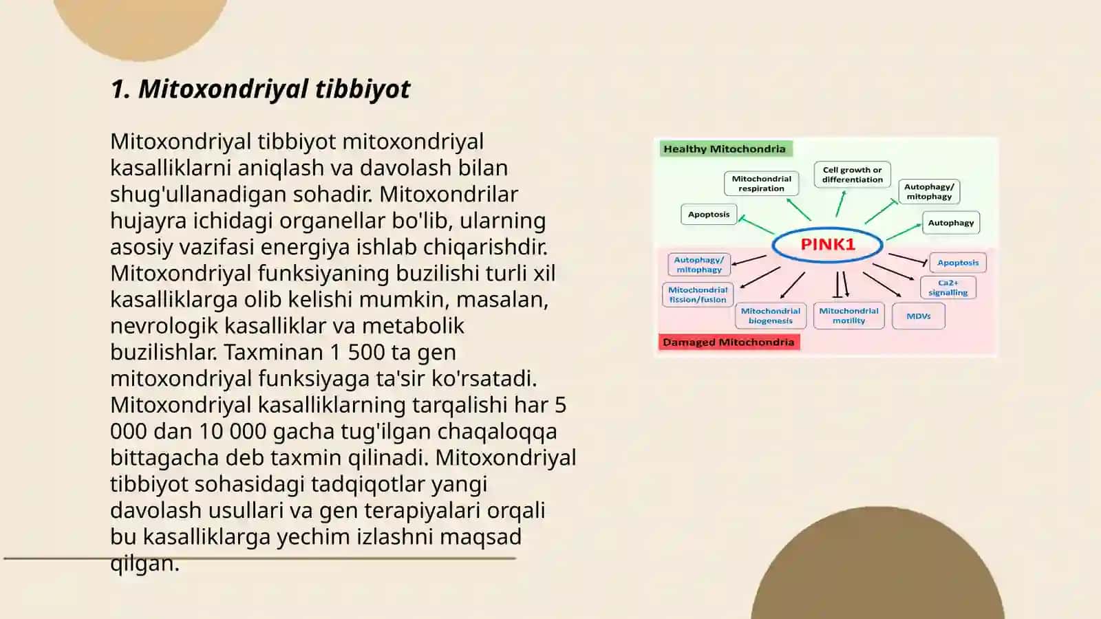 Mitoxondriyal tibbiyot 3