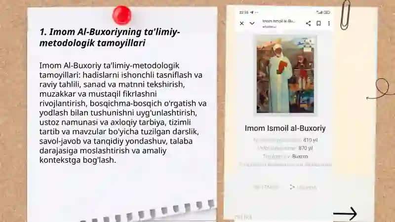 Imom Al-Buxoriyning pedagogik g'oyalari 3