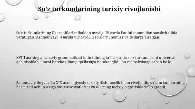 Soʻzturkumlarini oʻrganishga oid adabiyotlar roʻyhati 3