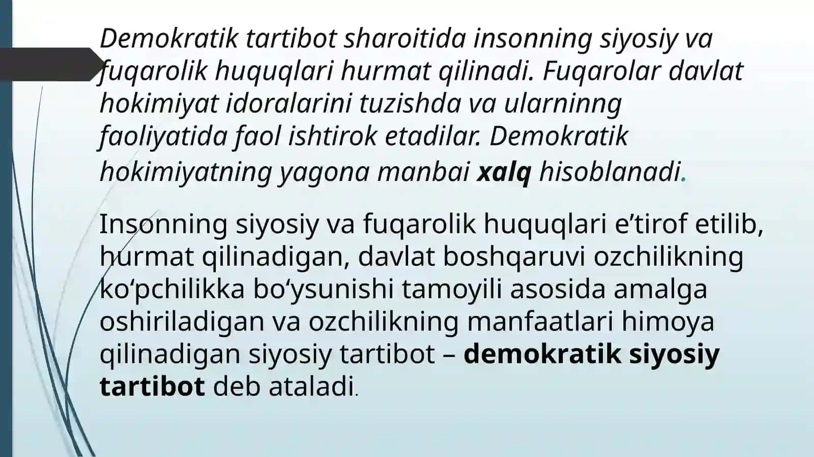 SIYOSIY TARTIBOT 3