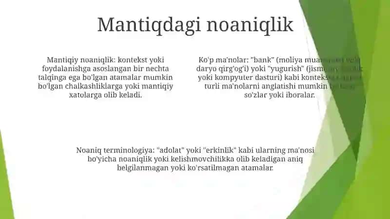 Bir Ma'Nolik Va Ko'P Ma'Nolik 3