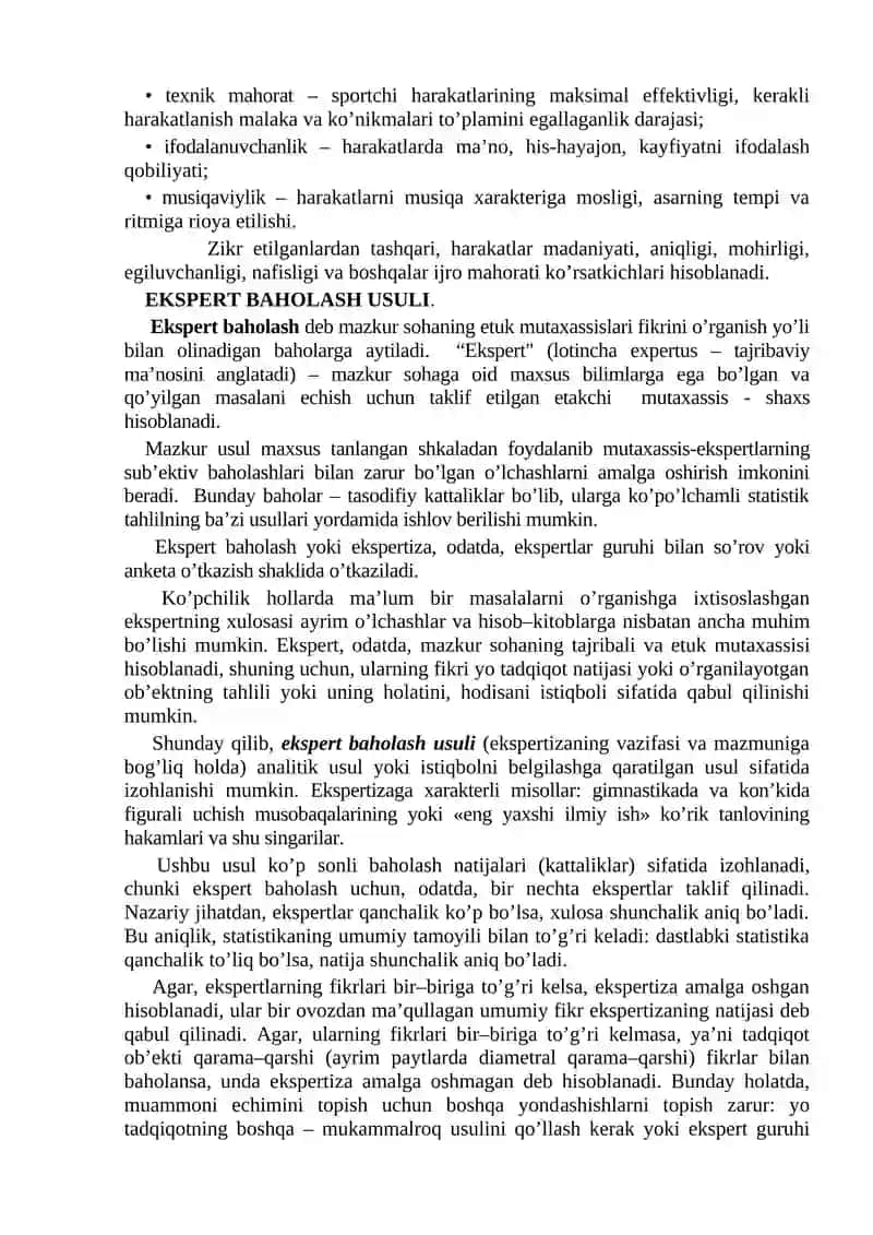 SIFAT KO’RSATKICHLARINI MIQDORIY BAHOLASH 3