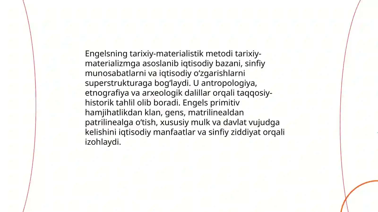 Engelsning "Oila, xususiy mulk va davlatning kelib chiqishi" 3