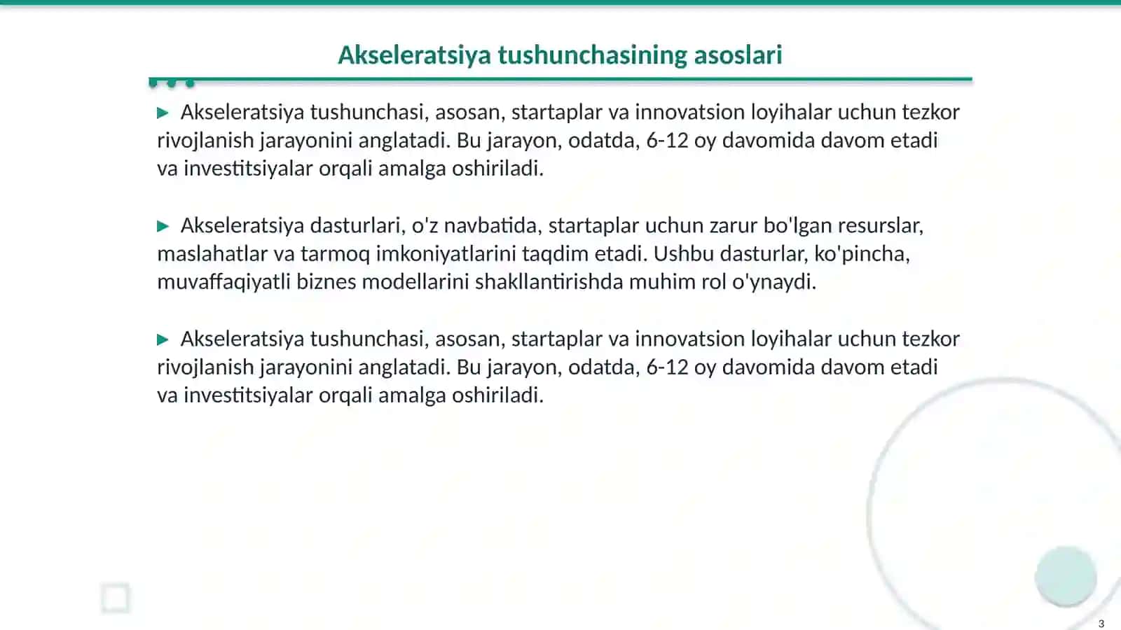 Akseleratsiya 3
