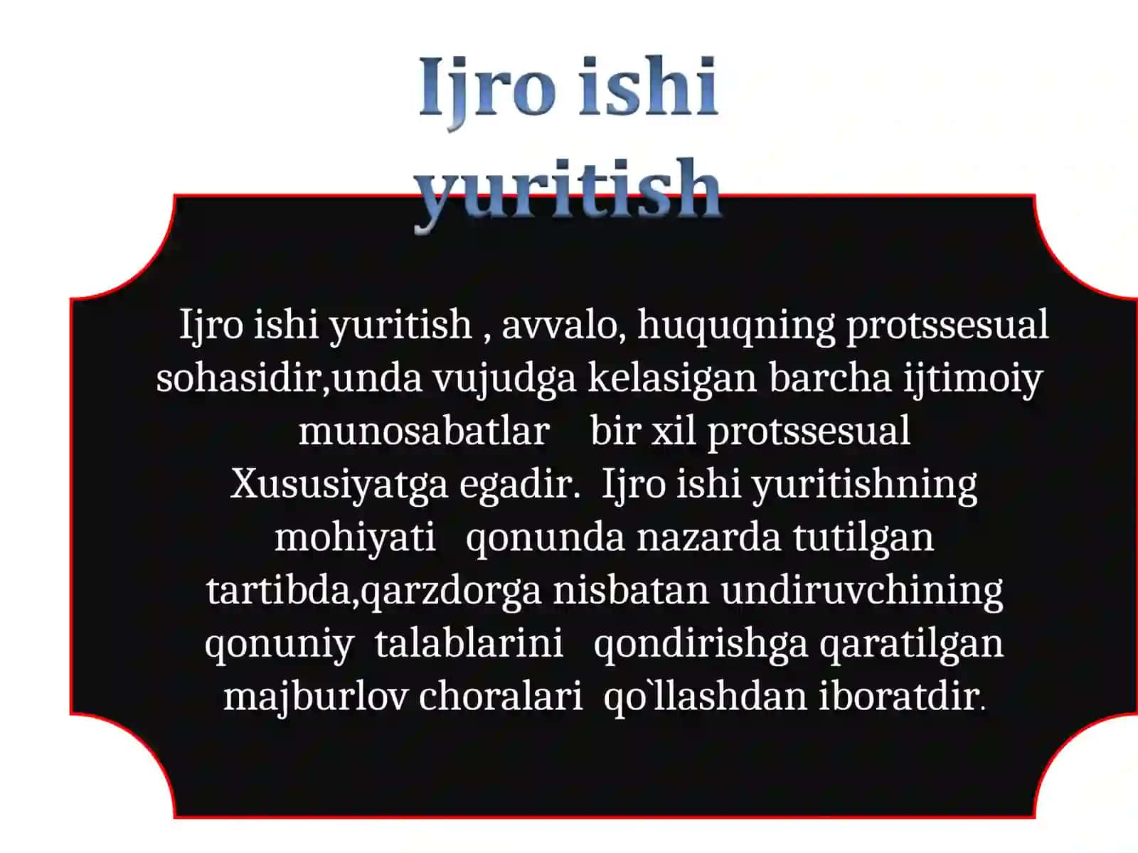 Ijro ishi yuritish 3