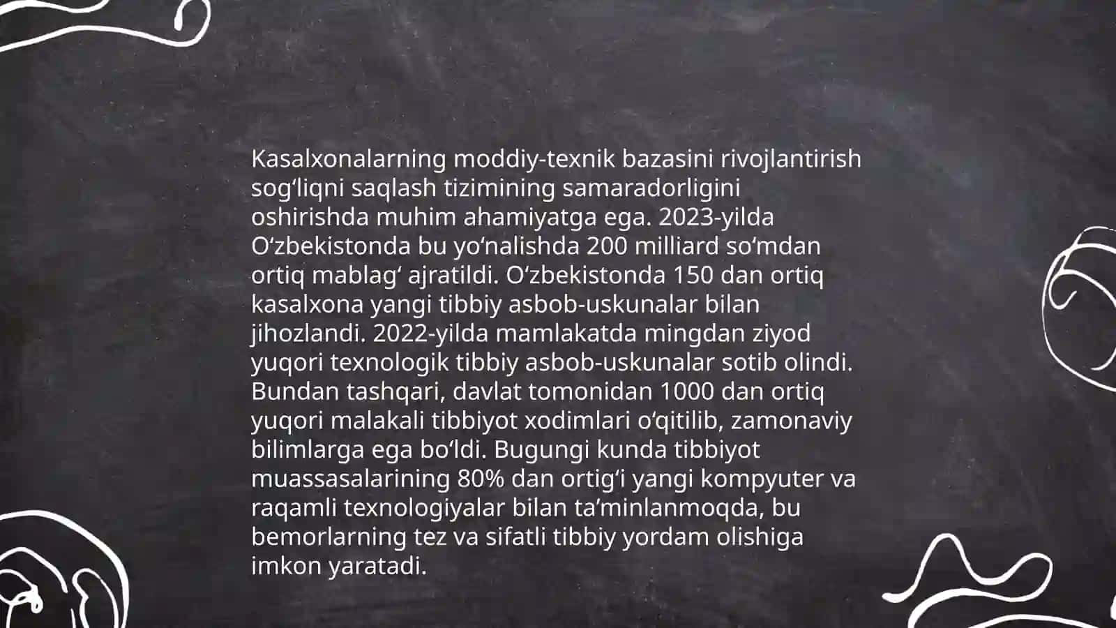Kasalxonalarning moddiy-texnik bazasini rivojlantirish 3