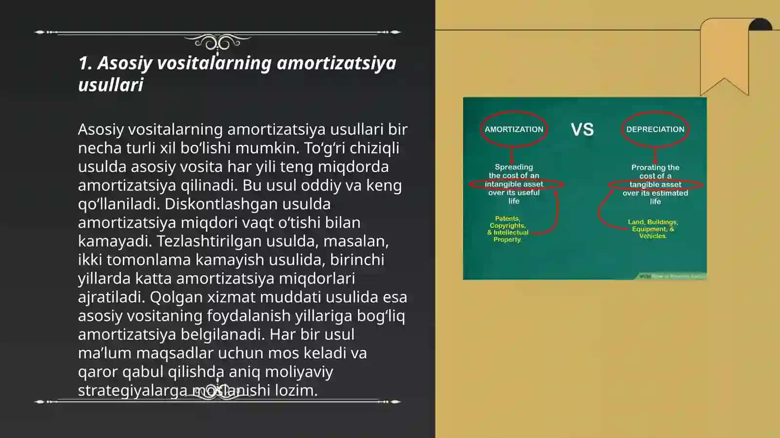 Asosiy vositalarning eskirish hisobi 3