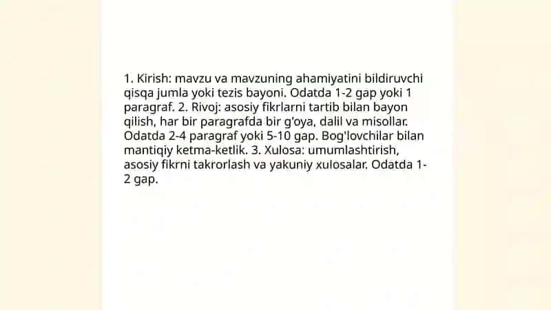 Bayon va insho yozish 3