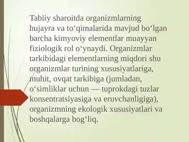 Biogen elementlar kontsentratsiyasi va kasb kasaliklari 3