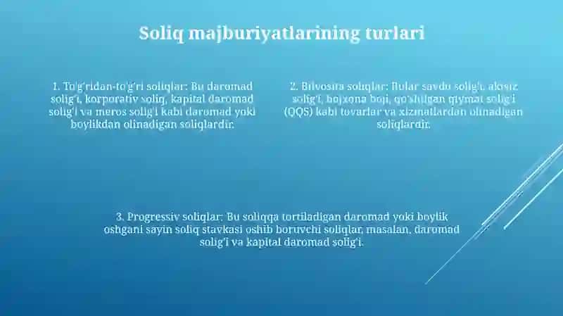 Soliq Majburiyati 3