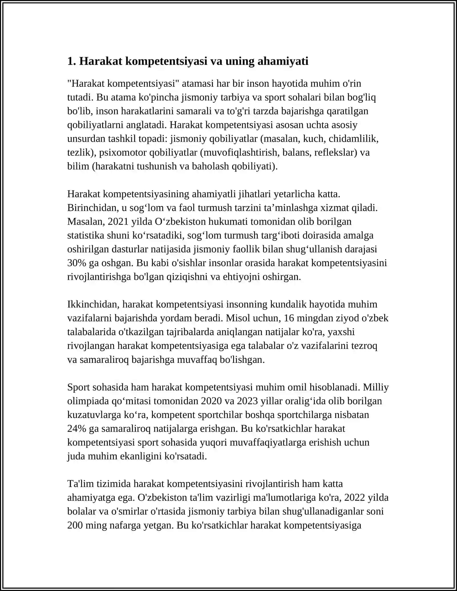 MAKTABGACHA YOSHIDAGI BOLALARNI ASOSIY HARAKATLARGA O'RGATISH METODIKASI 3
