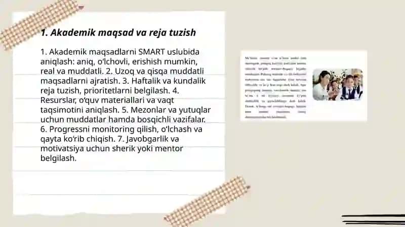 Shaxsiy akademik faoliyat va uni tashkil etish vositalari 3