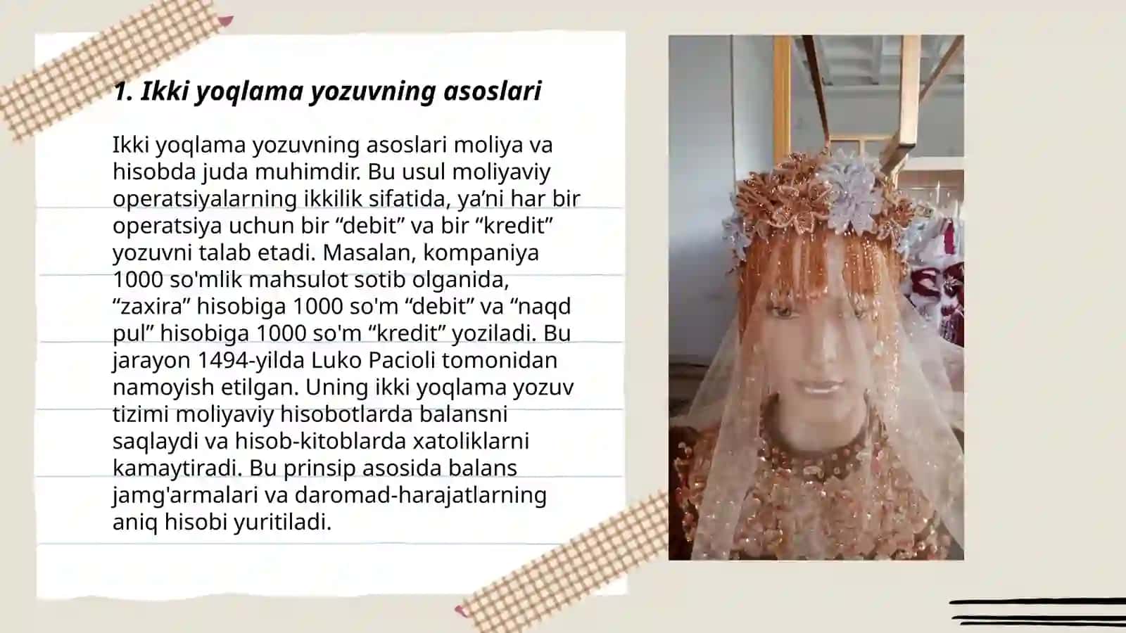 Buxgalteriya hisobi schotlari va ikki yoqlama yozuv 3