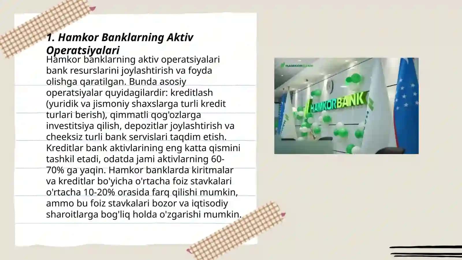 Hamkor Banklarning Aktiv Operatsiyalari 3